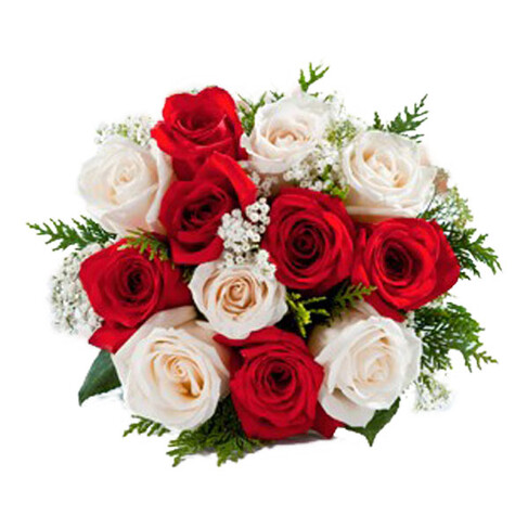 Bunch of red roses