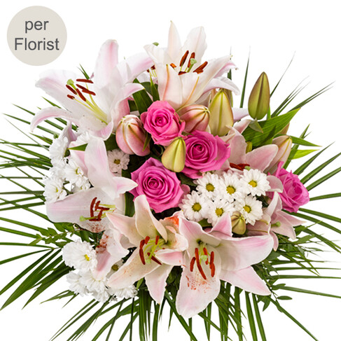 Blumenarrangement Saphir