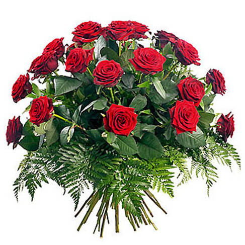 Roter Rosenstrau&szlig;