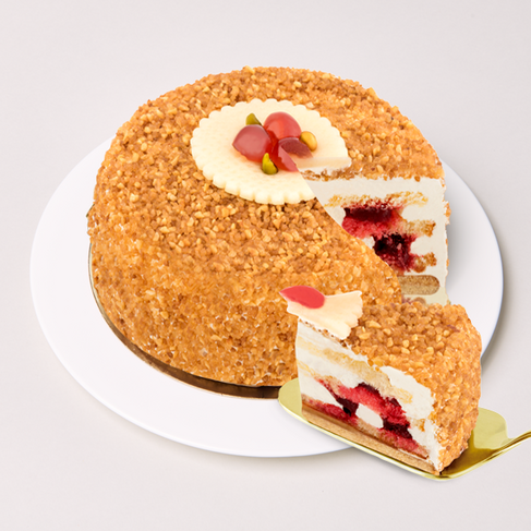 Haselnusskrokant-Torte