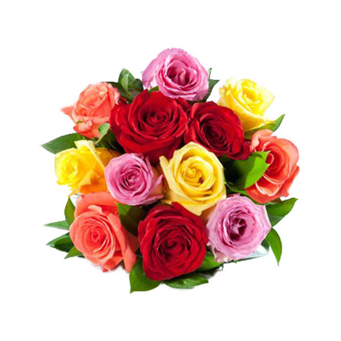 Bunte Rosenmischung