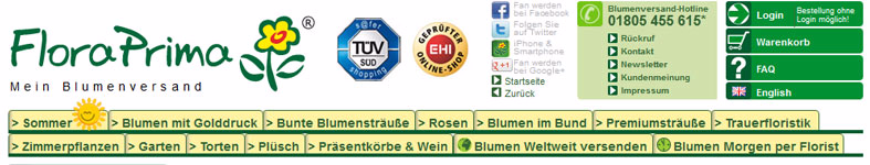 Blumenbestellung-Rubriken Blumenbestellung-Rubriken