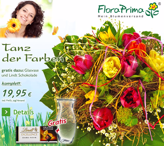 Tanz der Farbe Blumen