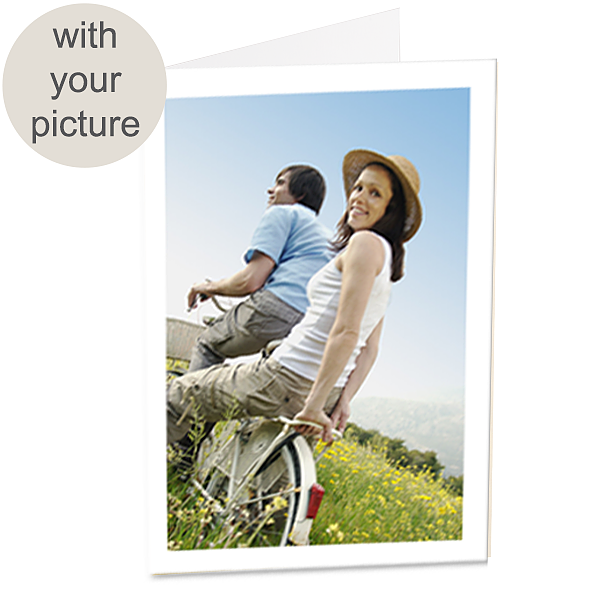 Individual Greeting Card with Picture