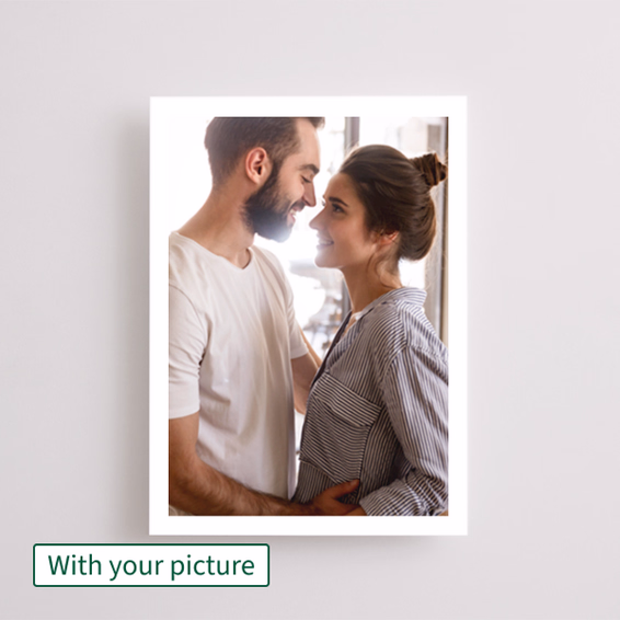 Individual Greeting Card with Picture