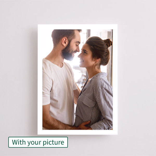 Individual Greeting Card with Picture