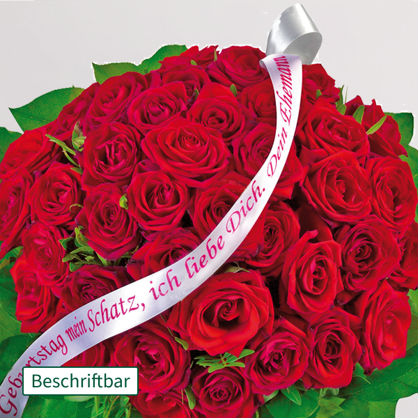 Grußschleife mit Deinem Text