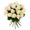Weiße Rosen im Bund