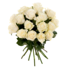 Weiße Rosen im Bund