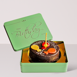 Sachertorte „Happy Birthday“ mit Kerze (300 g)