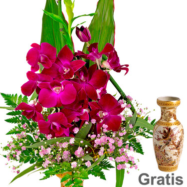 Ming Vase with Orchids Ming Vase with Orchids