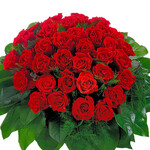 Bouquet of red roses