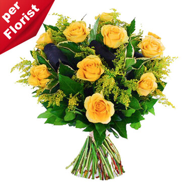 Bouquet of yellow roses