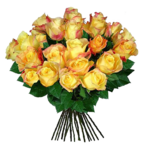 Bouquet of yellow roses