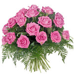 Bouquet of pink roses