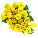 Bunch of yellow roses