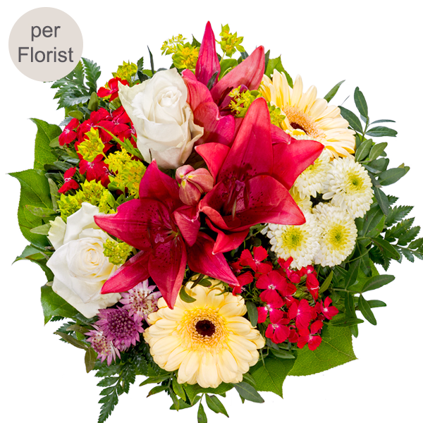 Flower Bouquet von Herzen Lieferung Netherland Blumen online nach