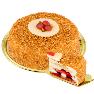 Dessert-Haselnusskrokant-Torte