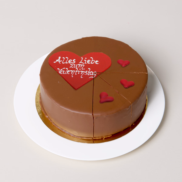Dessert-Torte „Alles Liebe zum Valentinstag“