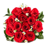 Bouquet of red roses