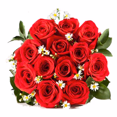 Bouquet of red roses