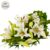 Trauergesteck mit Lilien
