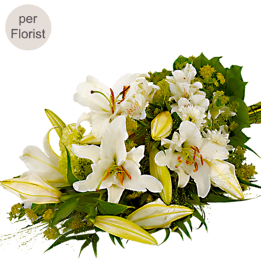 Trauergesteck mit Lilien