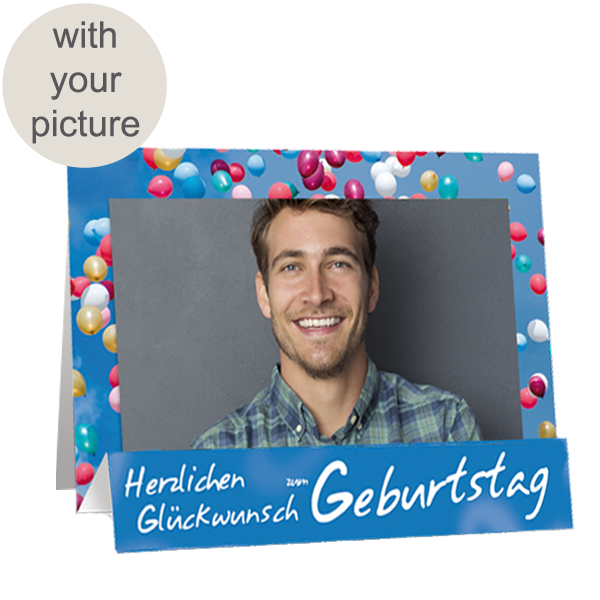 Individual Greeting Card with Picture
