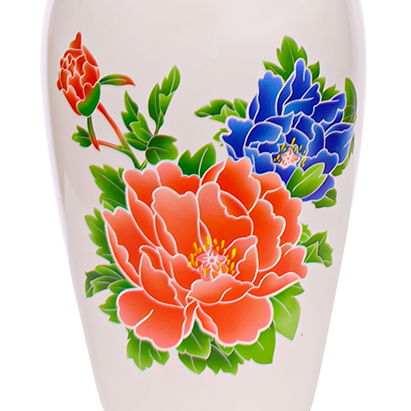 Blumen-Motiv-Vase