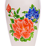 Flower-Motiv-Vase