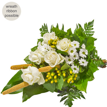 Sympathy Bouquet in white Sympathy Bouquet in white