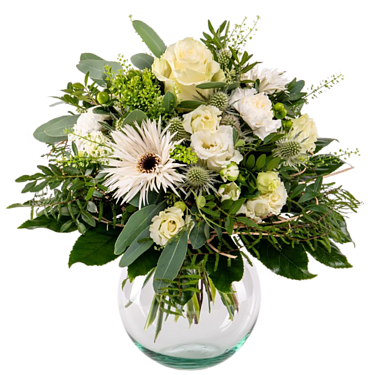 Flower Bouquet Weiße Sinfonie