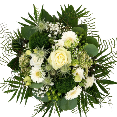 Flower Bouquet Weiße Sinfonie