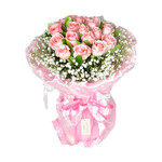 Bouquet of pink roses