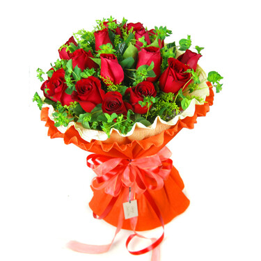 Bouquet of red roses