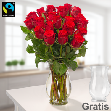 Rote Rosen im Bund Rote Rosen im Bund