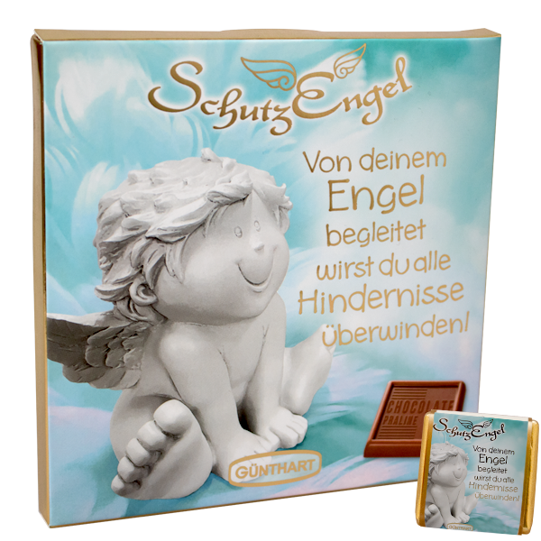 Schutzengel-Schokoladen-Täfelchen