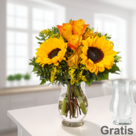 Blumenstrauß Vincent mit Vase