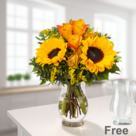 Flower Bouquet Vincent with vase