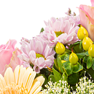 Blumenstrauß Ballade mit Vase & Ferrero Raffaello