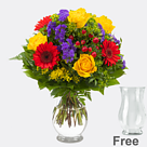Flower Bouquet Blütenfee with vase