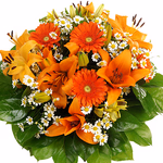 Blumenstrauß Orange