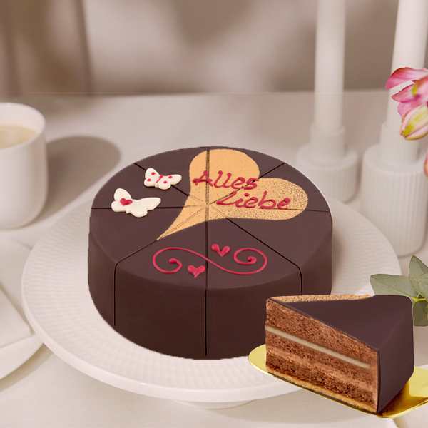 Dessert-Torte „Alles Liebe“