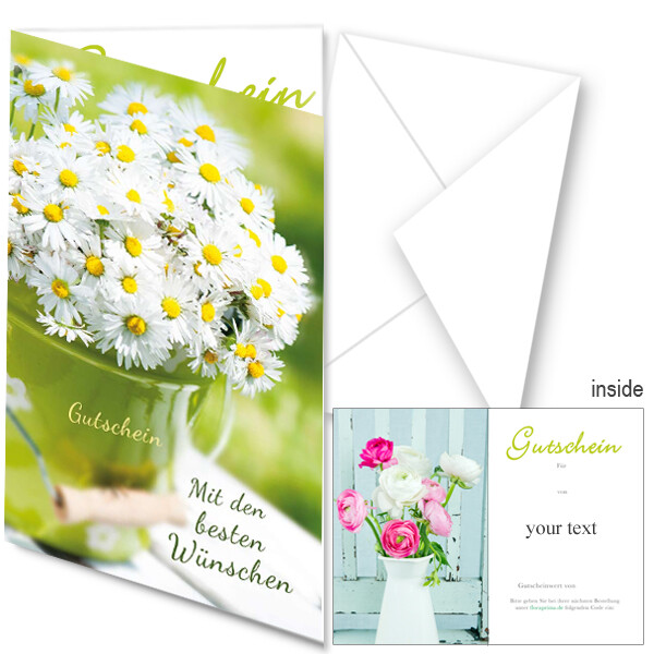 Gift Certificate "With good wishes"