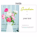 Gift Certificate „With good wishes“