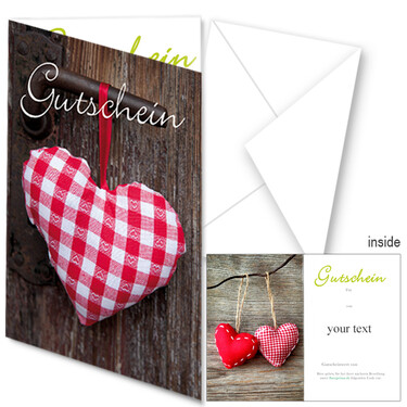 Gift Certificate Heart Gift Certificate Heart