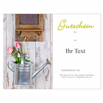 Gutschein Blumen Neutral