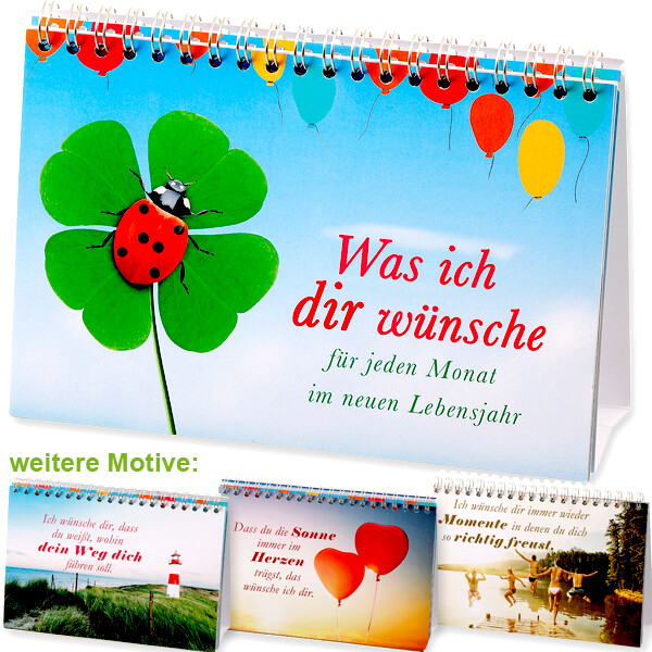 Aufsteller "Was ich dir wünsche"
