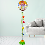 Giant-Balloon- Happy Birthday (190cm)