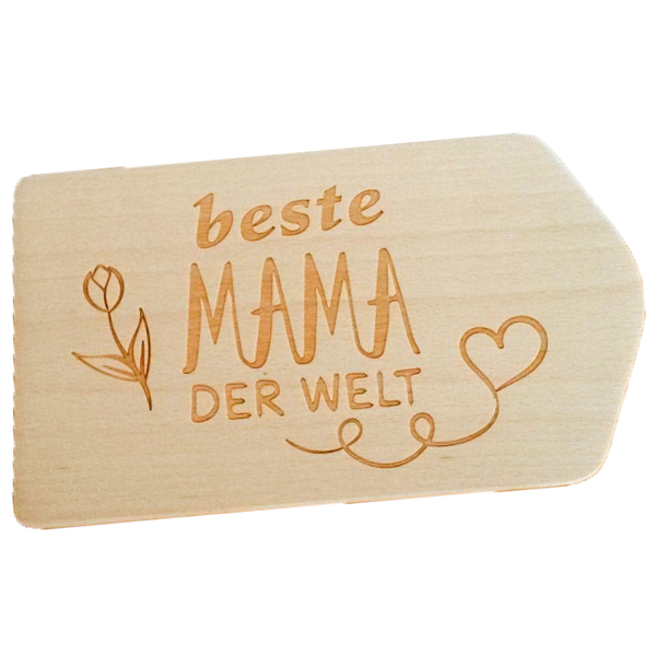 Frühstücksbrettchen "Beste Mama der Welt"